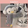 Cute Penguin Plush Bag With Double Shoulder Straps For Kids And Teens