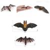 Halloween Bat Figure Pvc Plastic Static Model For Festive Scene Setting