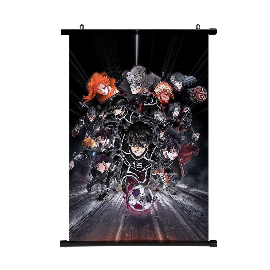 Anime Blue Lock Svitkový Plakát Isagi Yoichi Nagi Seishiro Umělecká Malba Závěsný Plakát Dětské Pokoje Samolepka na Zeď