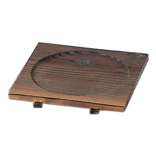 

Горшок из обожженного кедра Yamako на ножках, маленький 08434