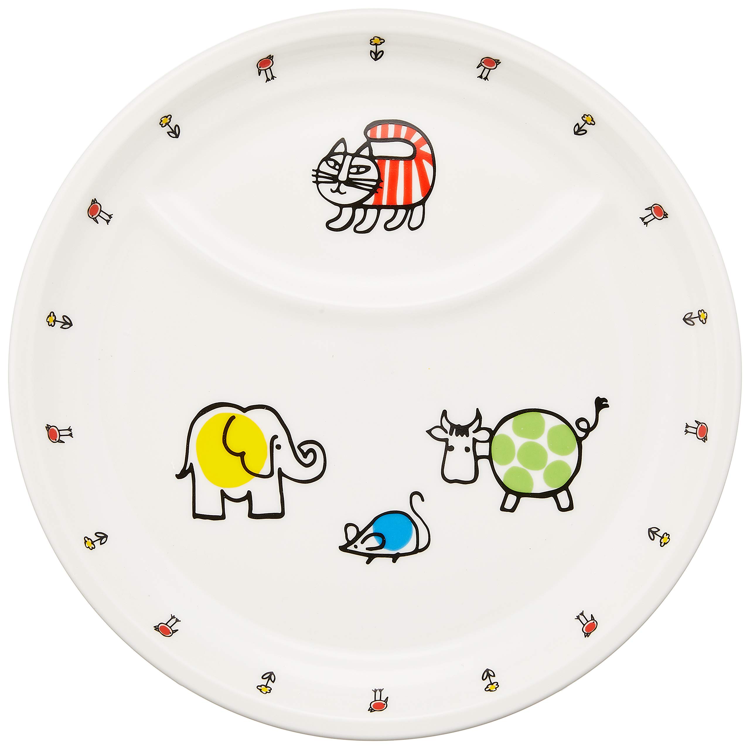 

Lisa Larson 21cm Lunch Plate with Baby Mikey Design Dinnerware (Gift Box) Children s LL50-38 белый