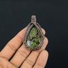 Dragon Blood Jasper 999 Copper Wire Wrapped Pendant, Handmade Gemstone Pendant Jewelry, Gifts For Wife Brand New Pendant