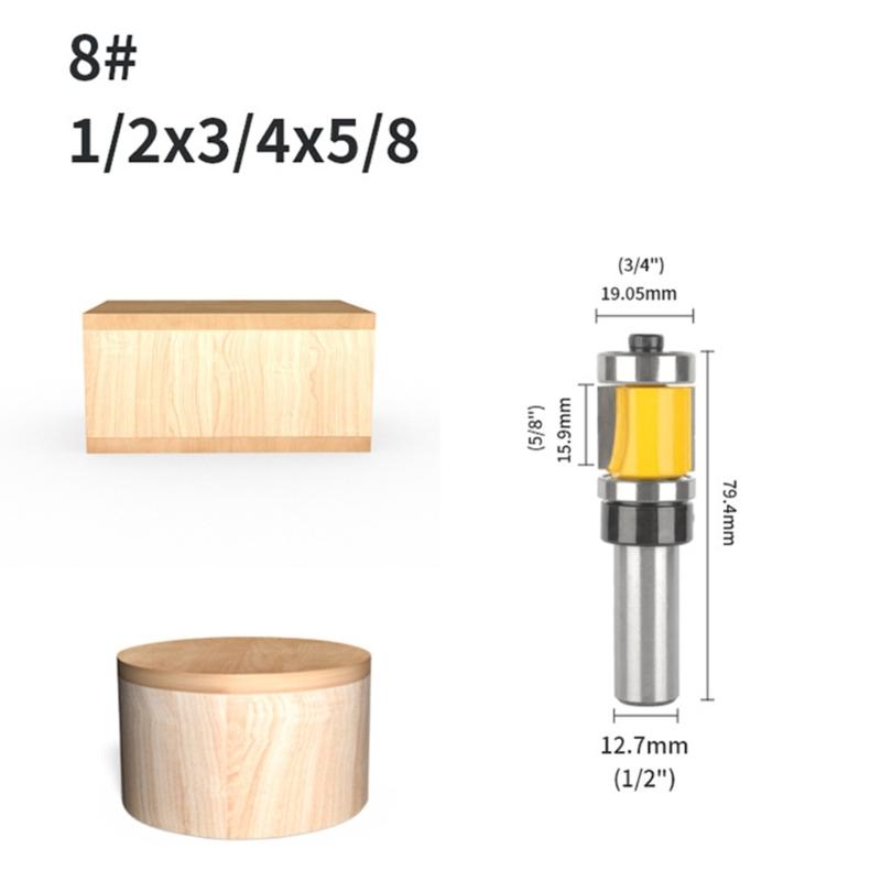 High Performances Engraving Router Bit with Various Profile 1/2inch Shank for Wood Plastic Composite Materials