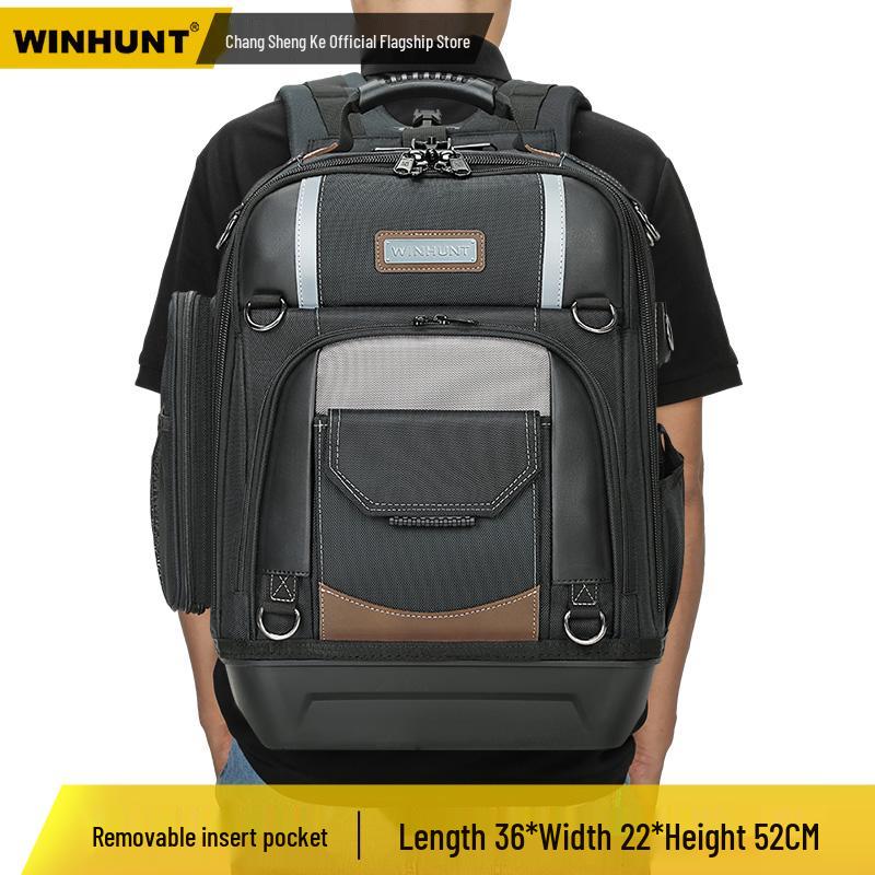 Durable Electrician Tool Backpack: Portable, Multi-Functional, Sturdy Canvas Repair & Storage Bag