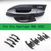 For Kia Sportage Hybrid HEV PHEV NQ5   2024 Accessories  Handle Door Bowl Cover Protector ABS Carbon Fiber Styling