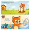 Baby Animal Lift-The-Flap Books Lift the Flap Board Storybook Good Eating Habit Formation Travel Toy Birthday Gift for Toddlers