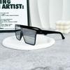 Fashion Style Men's Photography Sun Glasses Punk Style Outdoor Cycling Eyeglasses Large Glasses Frame Women's One-piece Eyeglass UV400 Protection