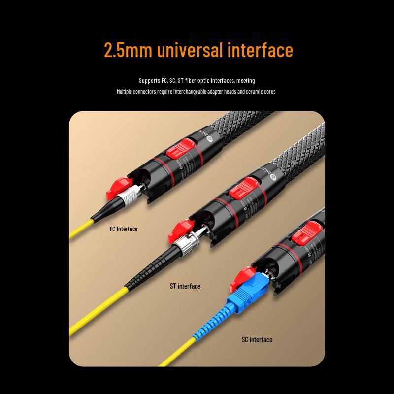 BIAZE 20mW Fiber Optic Red Light Visual Fault Locator Pen