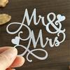 Heart Mr Mrs Metal Die Cuts Carbon Steel Cutting Dies Embossing Stencils for Card Photo Scrapbooking Decorations