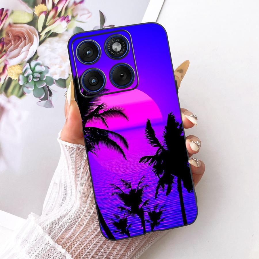 For Motorola Edge 70 / Moto X70 Air Back Cover for Moto Edge70 X 70Air Case TPU Soft Silicone Cute Cat Printed Phone Case Cover