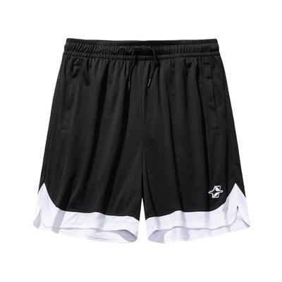Seria Koszykówka Sport Proste Sznurowane Spodenki Casual Męskie Spodenki Basic-Black 952521304-3