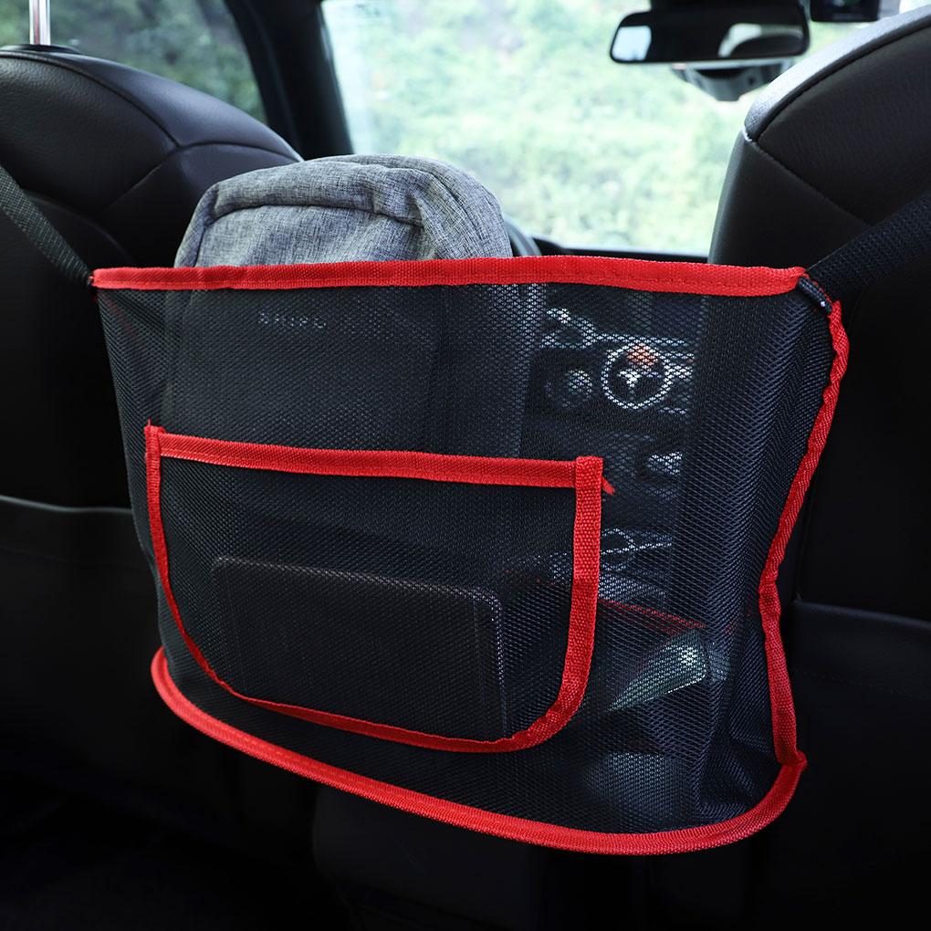 Car Net Pocket Handbag Holder Advanced Organizer Seat Side Storage Mesh Net Bag