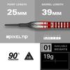 TARGET PYRO GEN-10 MAX 95% Tungsten 19g 2BA Soft Tip Darts