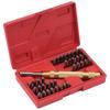 38Pcs Number and Letter Stamp Punching Set 3mm A-Z 0-9 Leather Embossing Stamp Punching Tool with Stamping Handle