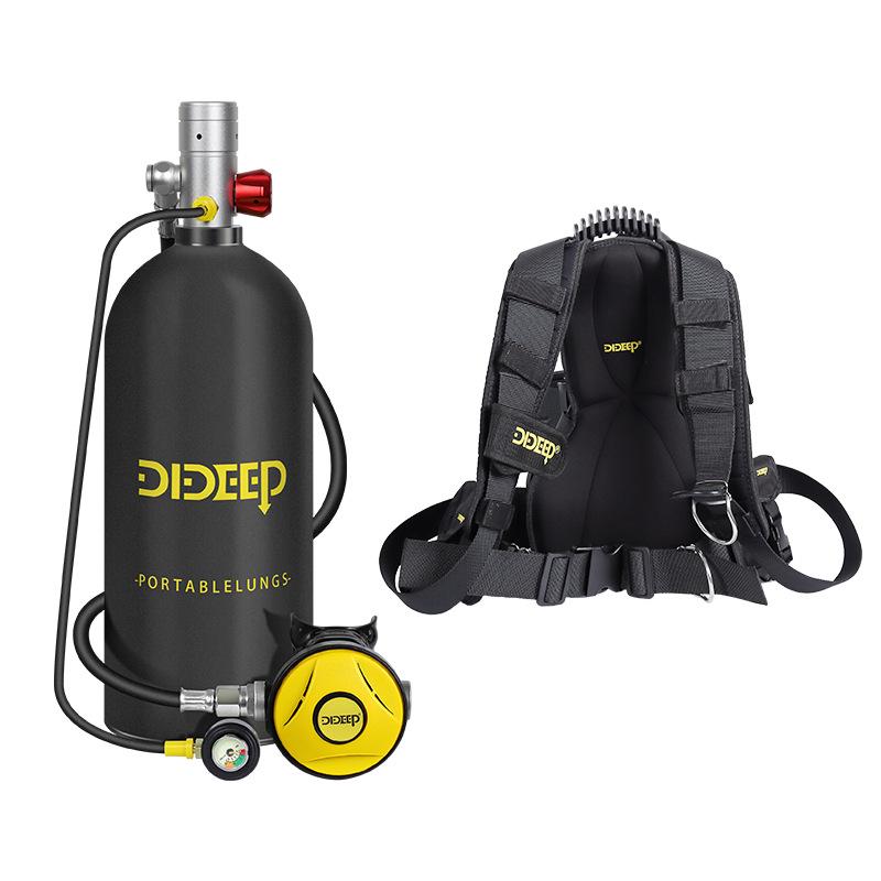 DIDEEP 3L X6000 Diving Snorkeling Regulator with Oxygen Cylinder