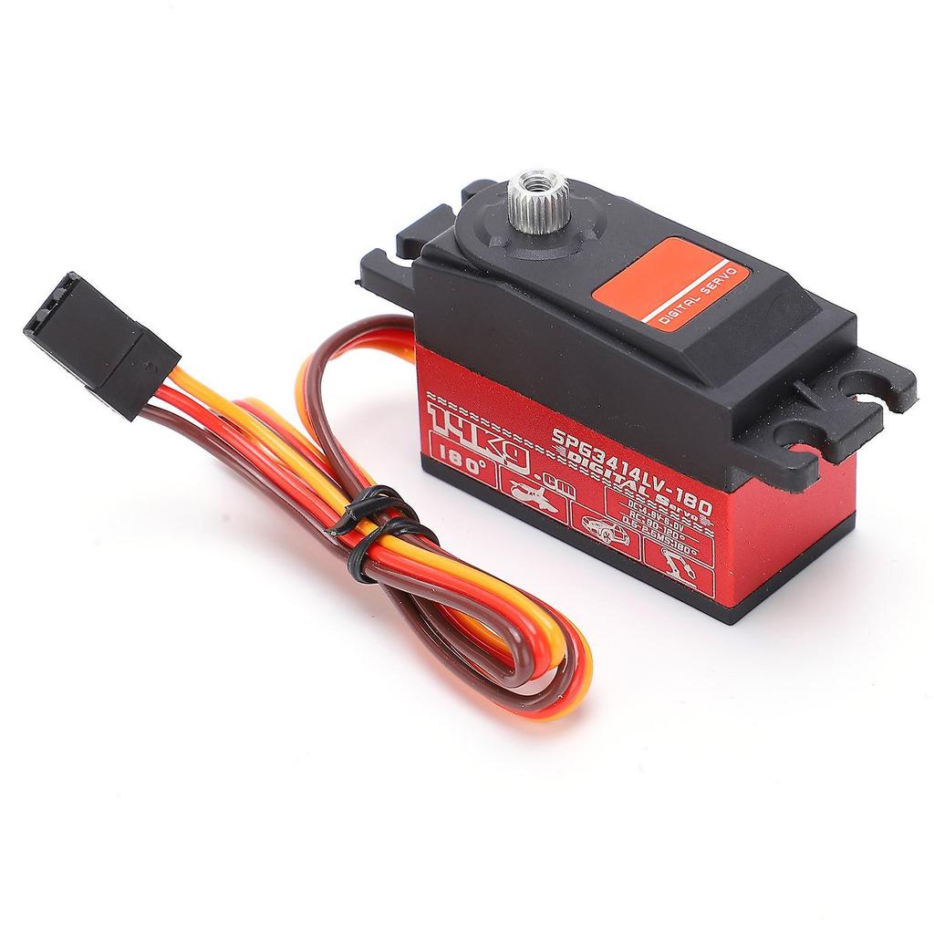 Aluminum Alloy Gear Servo SPG3414LV 14KG Durable High Torque Metal Gear Servo for 1:10 Remote Control Drift Car Metal Gear Servofor1:10RC Car