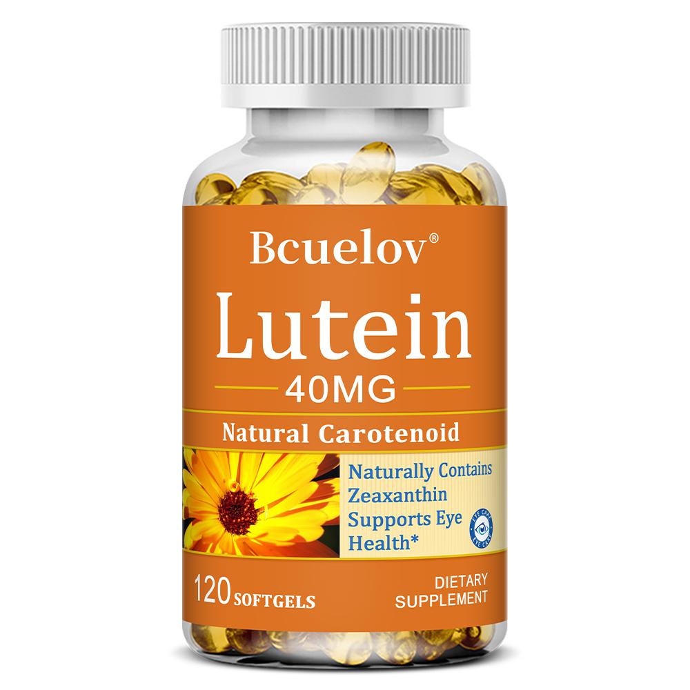 Lutein 40mg Supplement - Natural Carotenoid Formula - 120 Softgels 120PCS