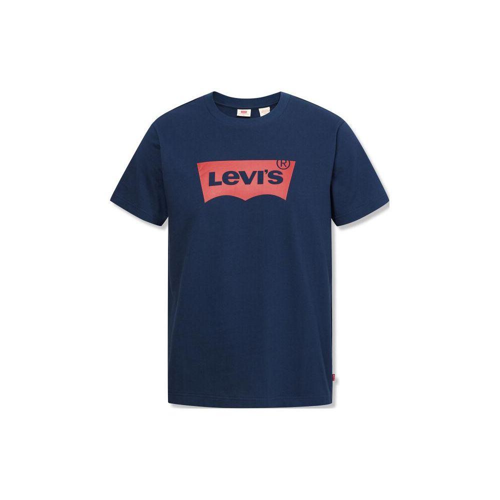 

Мужская футболка с коротким рукавом и круглым вырезом с принтом логотипа Levis, синяя A4391-0009 S