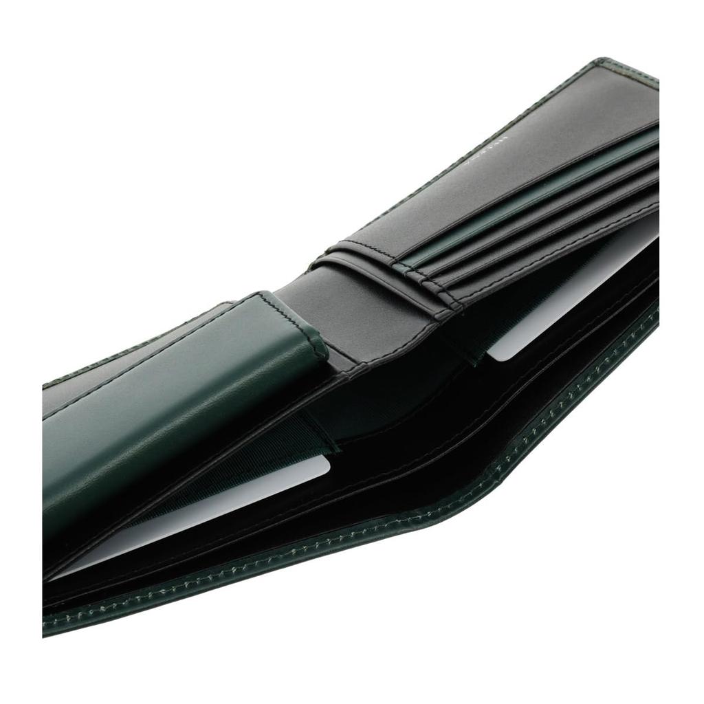 Helena Men's 0853 Sincero Leather Bifold Wallet (Mini) [05] NavyWine