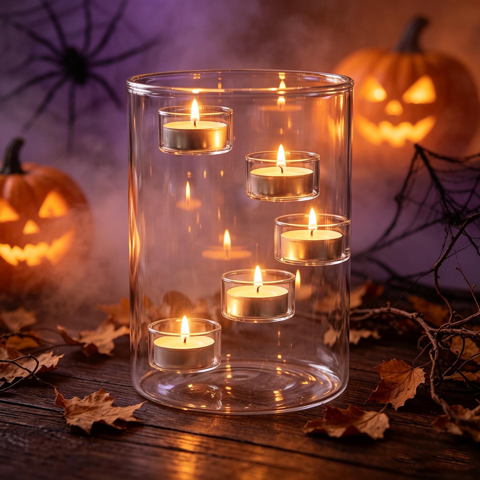 Glass Candle Holders for Candlelight Dinner