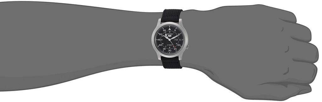 [Seiko] Watch, International Model SNK809K2, Black, Men's