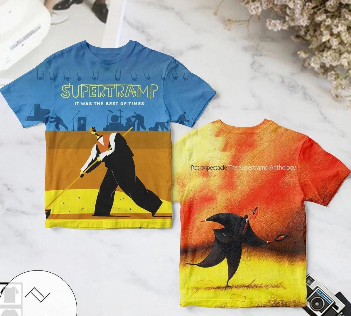 Supertramp It Was The Best Of Times Album 3D T-shirt S to 5XL 2F1674 L