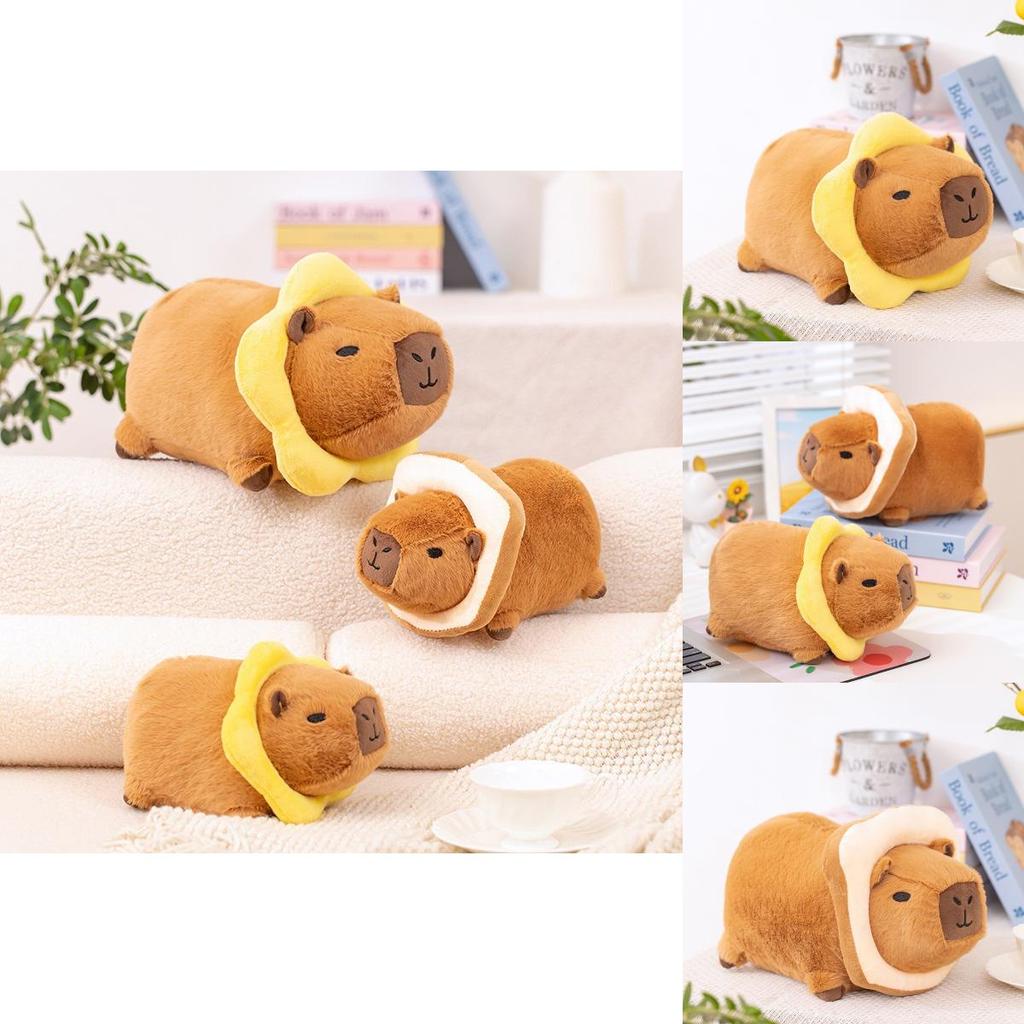 Adorable Capybara Plush Toy With Soft Short Plush Fabric Ideal For Kids And Collectors