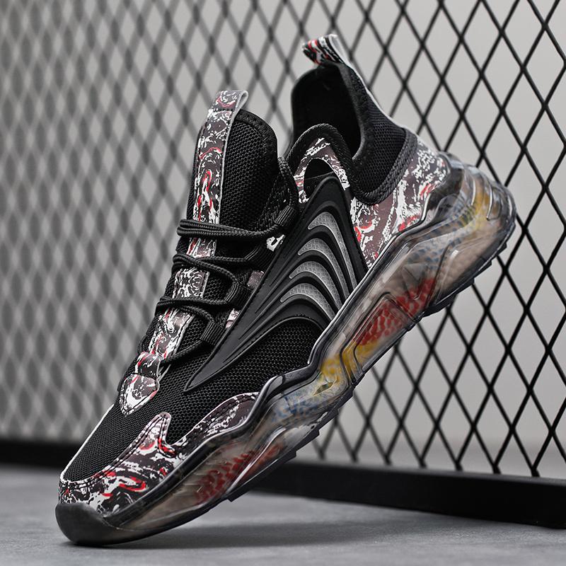 

Модные роскошные мужские высококачественные летние повседневные сетчатые кроссовки на платформе для прогулок на открытом воздухе дышащие походные спортивные туфли для альпинизма 44 чёрный