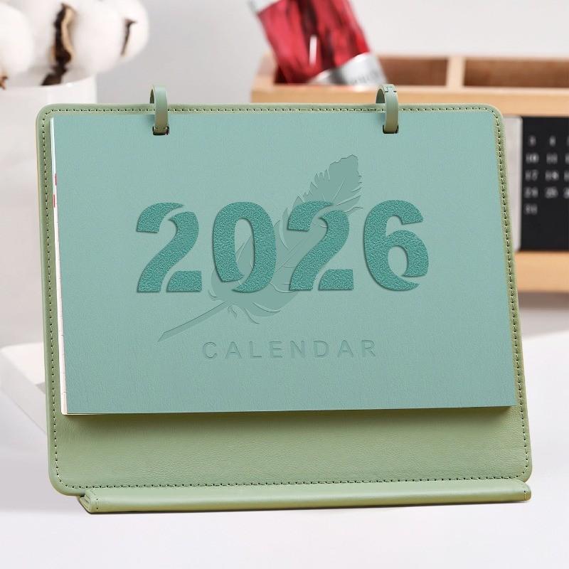 

Настольный календарь 2026 Магнитный - Настольные перекидные календари 2026 18 месяцев Настольные календари Типография Настольный календарь-планировщик зелёный
