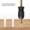 Aluminum Drill Depth Stop for Drill Bit Adjustable Drill Collar Applicable Drill Size Range 5/64"-3/16" 15/64"-7/16