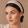 Ensemble de 3 Bandeaux à Faux Perles Mode et Élégants, Accessoires pour Cheveux pour Femmes Adaptés aux Tenues Formelles, Tenues Quotidiennes Décontractées