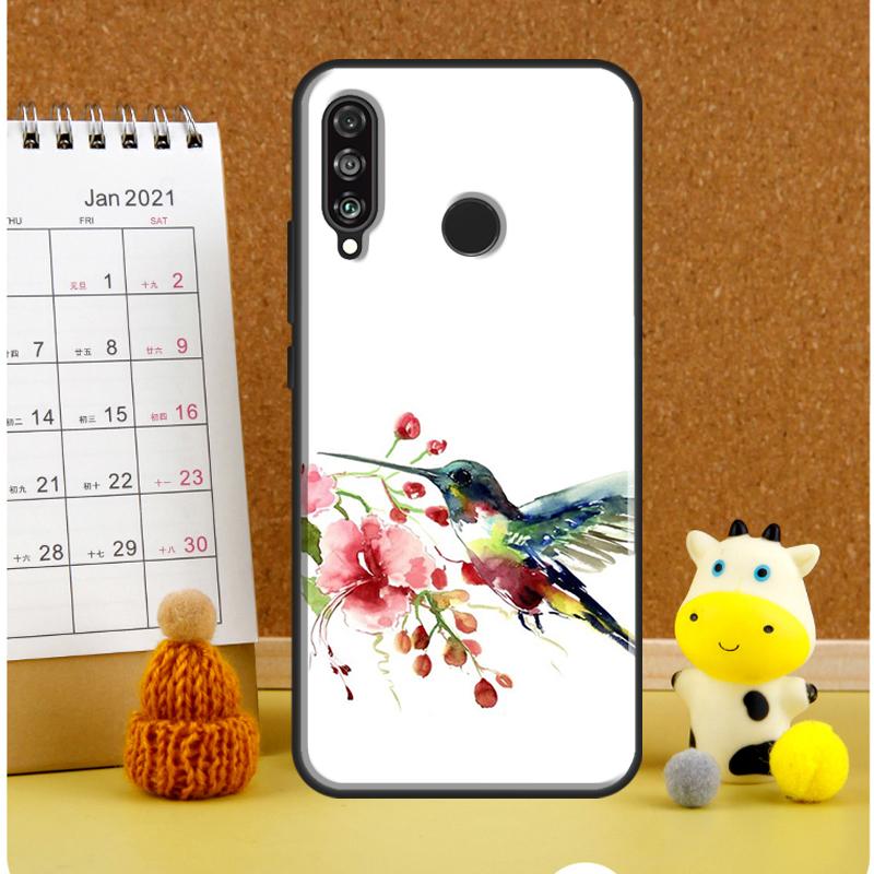 Hummingbird and Flowers For Huawei Nova 9 10 SE 3i 7i 8i 11i 12i Y60 Y61 Y70 Y72 Y73 Y90 Y91 P20 P30 P40 Lite Case