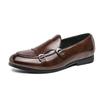 Large Size Monk Shoes Autumn Men Being Leather Shoes Double Buckle Groom Wedding Wedding Shoes