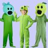 Jocuri Clasice Costum Floarea-Soarelui Zombie Adult cu Lansator de Mazăre Costum Lansator de Mazăre cu Acoperământ pentru Cap Carnaval Halloween Costumații