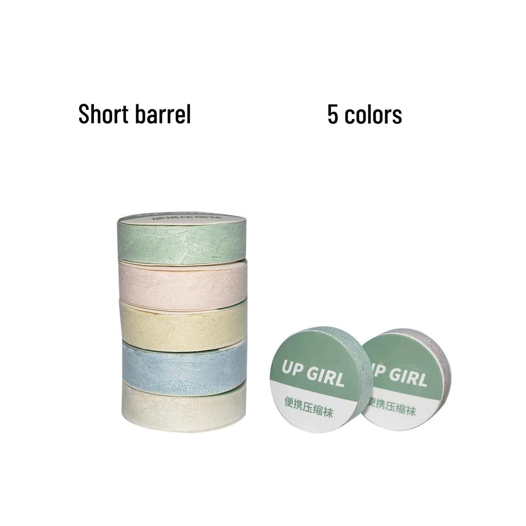 Unisex Einweg Kompressionssocken, Kurze Länge für Reisen, Kein Waschen erforderlich.