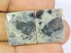Natural Puff Jasper Matched Pair Octagon Cabochon Loose Gemstone 15X17X03MM SK-266