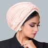 Polyester Crossfront Headscarf For Women With Warmth And Casual Style