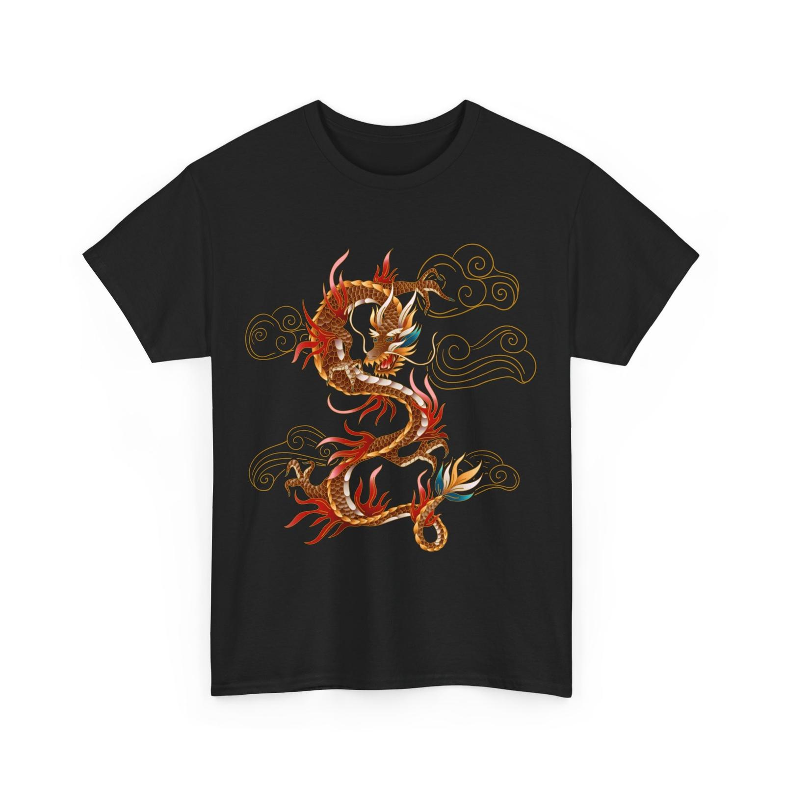 

Dragon Shirt, Japanese Culture Dragon Lovers Women Men T-Shirt Mens Womens Tees Top XL