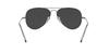 RB3689 AVIATOR SHINY GUNMETAL WITH POLAR BLACK LENS METAL II Sunglasses Ray-Ban (Polarized, Photochromic)