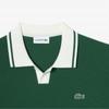 Lacoste Farblich passendes Polo-Sweatshirt mit Kragen für Herren [Grün]