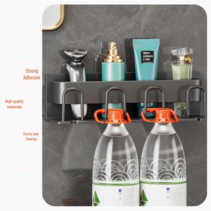 Jiabangshou Bohrerfreier Wandmontierter Zahnbürstenhalter mit Bechern