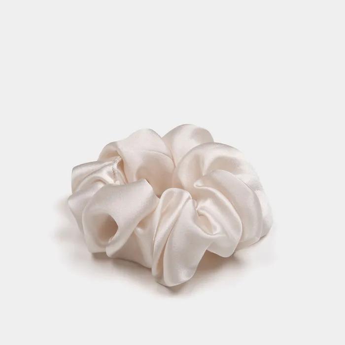 Elastico in seta (S) - Crema