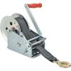 Treuil à main avec sangle - VIDAXL - Capacité 1587 kg - Argent