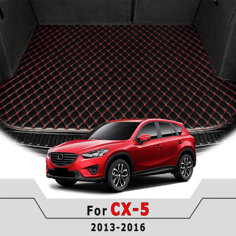 Car Trunk Mats For Mazda CX-5 CX5 CX 5 2016 2015 2014 2013 Cargo Liner Auto Interior Accessories Replacement Rugs Vehicles Cover