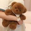 30cm Simulation New Scarf Bear Doll Stuffed Plush Toy Cartoon Anime Pillow for Children's Birthday Gift Cute and Fun Doll