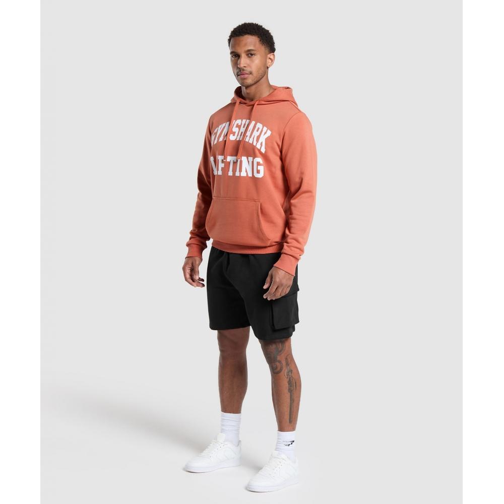 Gymshark Lifting Club Hoodie Terracotta Orange A5a4e Obp2