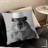 Black And White Cute Animal And Toilet Pillow Gift Home Office Decoration Pillow Bedroom Sofa Car Cushion CoverPillow Case