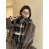 New plaid country towel three-line Christmas red versatile student couple warm scarf autumn and winter
