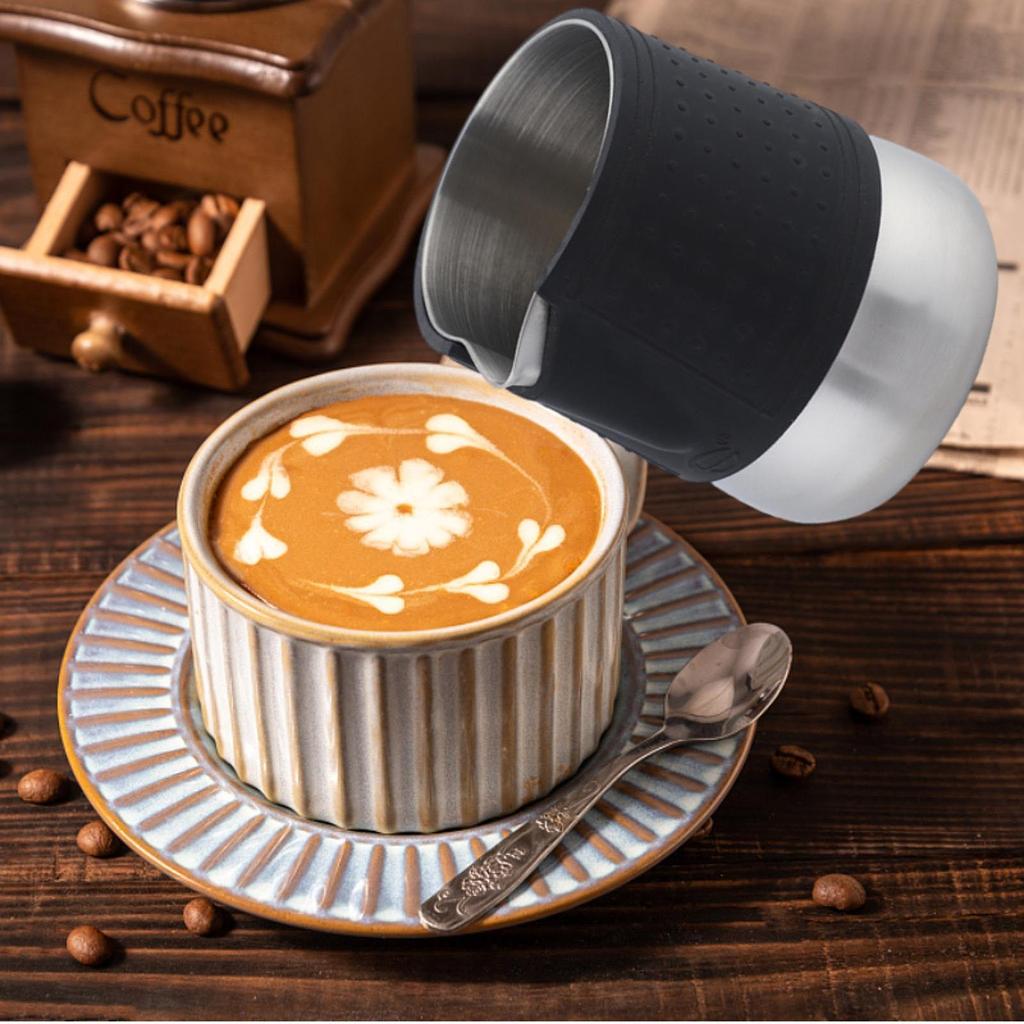 Milchkännchen, einfach zu bedienender Milchaufschäumkrug für Küchenrestaurants und Cafés