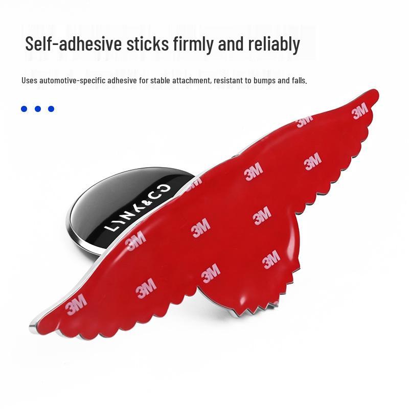 Lynk & Co Car Emblem Metal Sticker for Models 01/03/06/07/08/900/z20 - Engine Hood Badge